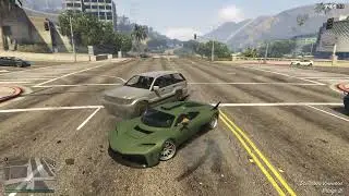 Doing a stunt jump in GTA 5