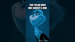 That feeling when knee surgery is done #memes #chillguy #bluegrinch #kneesurgery