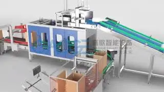 Open Mouth Bagging Machine Secondary Packaging to Palletizing