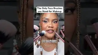 The only brushes you need for a full face makeup tutorial
