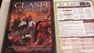 CLASH of SPEARS - Kickstarter Rulebook Factions and Quick Flip Through