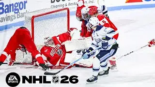NCAA College Hockey | Boston U против Maine | NHL 26 | Xbox Series X | Состав уже доступен