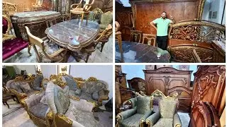 عفش مستعمل خرج ڤله غرف نوم وغرف شبابي وسفر بالكراسي وبوفيه وصالونات من ٧٥٠٠ وشحن لأي مكان 