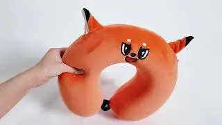 🌟 Fenix U-Shaped Neck Pillow- Your Quirky & Creative Companion! 🦊✈