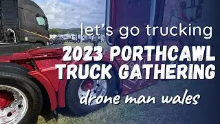 Let's go trucking porthcawl truck gathering 2023 @Drone_Man_Wales #ptg2023 #truckertim