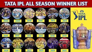 Tata IPL All Season 2008-2025 Winner List &  runners-up list ||TATA IPL 2025 ||INDIAN PREMIER LEAGUE