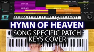 Hymn of Heaven MainStage patch keyboard cover- Phil Wickham