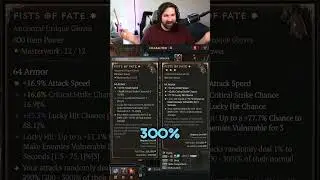 Perfect 4 GA Gloves! 300% Fists of Fate!! #diablo #diablo4 #diabloiv #twitch #livestreaming #gaming