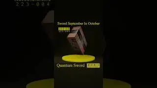 Quantum Sword - Day 4- Sword September in October #3dmodel #art #blender #gaming #magicitems #sword