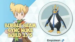 Barry Piplup Prinplup Empoleon 3/5 Sync Grid Bubble Beam Sync Nuke Build | POKEMON MASTERS
