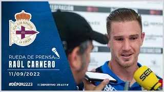 Rueda de prensa Raul Carnero. 11.09.2022