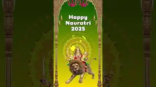Happy Navratri 2025, Navratri Status, Navratri Wishes, #navratri Animation, Video