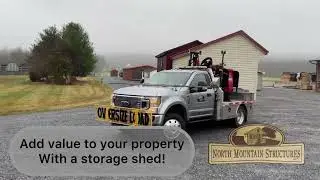 Storage Shed for Sale in Stock! Inventory Run to North Mountain Structures Sales Lot!