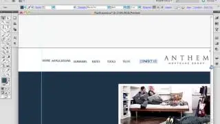 flash cs5 website workflow tutorials Setup Main Menu