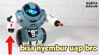 Robot dance spray mainan murah dan keren [unboxing||review]