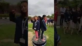 kukatpally staff and students selfies by using 360 Rotating camera at 9th Annual Mega competitions