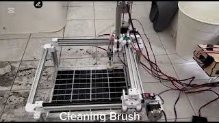 Design and fabricate a solar panel cleaning system using an arduino x-y controller table 