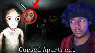 IS THAT MOMO?? (Cursed Apartment) Random anomaly horror game