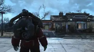 Fallout 4 | X-1 Power Armor with Flames Paint and Jetpack