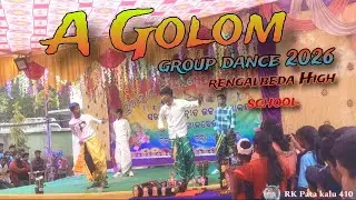 A Golom santali group dance video//Rengalbeda High school 