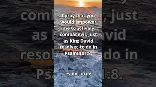 #biblereading From Psalm 101 | Becoming A Force For Good