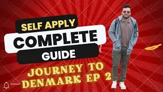 JOURNEY TO DENMARK EPISODE 2 -Self apply step by step Process for Nepali Students
