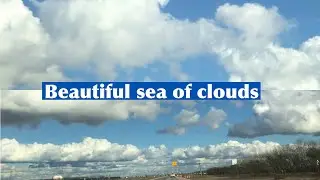 Short video | Beautiful sea of white clouds represent stability and positivity