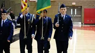 Washington HS AFJROTC ColorGuard team 1 Oregon City Drill Meet Jan 17 2026