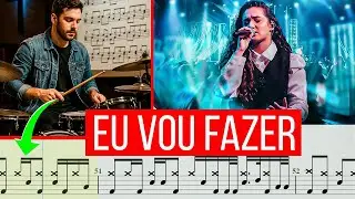Eu Vou Fazer - Kailane Frauches | Partitura de Bateria (PDF + MIDI)