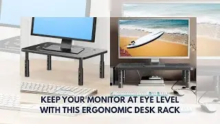 Adjustable Computer Rack Telescopic Desk Monitor Holder