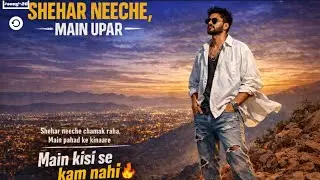 Shehar Neeche, Main Upar | Hustle Rap | Motivational Hindi Rap | Dream Chaser Song