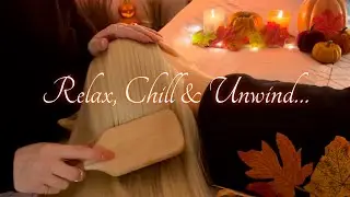 🍂 ASMR Tingly Hair Brushing, Combing, Scalp Scratching & Gentle Whispering For Deep Relaxation 🍂