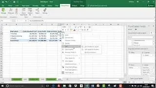 Displaying Measures in Pivot Tables
