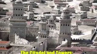 Second Temple Model - The model is a reconstruction of Jerusalem in the year 66 CE