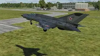 DCS World: MIG 21 bis Takeoff, Performance and Landing