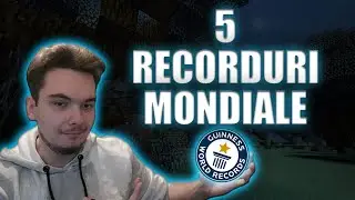 AM BATUT 5 RECORDURI MONDIALE IN MINECRAFT !