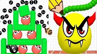 Draw to Smash Puzzle VS Hide Ball Brain Teaser Logic Gameplay Walkthrough Smash Draws!