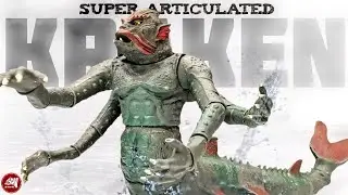 Super Articulated KRAKEN!!! Ricsan Custom Toys Clash of the Titans Kraken Review!!! Ray Harryhausen!