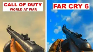 Far Cry 6 vs Call of Duty World at War - Weapon Comparison