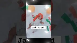 Independence day theme baby photoshoot ideas at home || 15 August baby photoshoot #photoshoot #baby