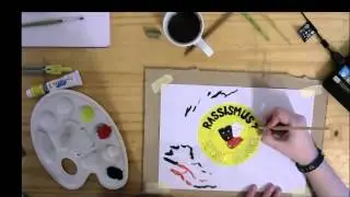 Racism? No thanks - drawing time lapse