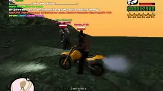 GTA SAN ANDREAS COM AS PARTICIPA&Ccedil;&Otilde;ES DOS ADMS DO SERVER