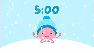5 minute Brain Break Winter Timer