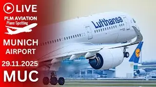 🔴 LIVE MUC | MUNICH AIRPORT ACTION - PLANE SPOTTING LIVESTREAM