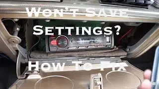 How to fix radio that won&rsquo;t save settings