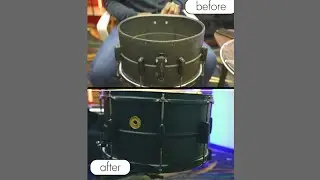 Watch how I Clean Tama metal works snare drum| #drummer #Drums #Snare #Tama #music