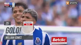 Golo William Gomes: FC Porto (2)-0 Casa Pia  (Liga 25/26 #3)