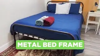 AMBEE21 Vintage Queen Metal Bed Frame Review