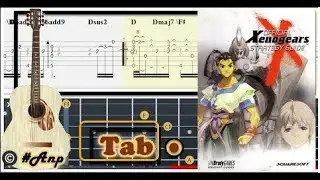 Guitar Tab - Dazil, The City of Burning Sand (Xenogears) OST Fingerstyle Tutorial Sheet Lesson #Anp