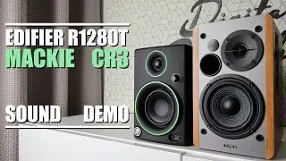 Mackie CR3 vs Edifier R1280T  ||  Sound Demo w/ Bass Test